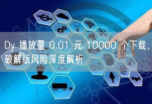 Dy 播放量 0.01 元 10000 个下载，破解版风险深