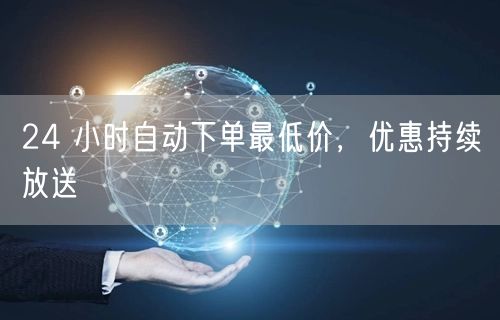 24 小时自动下单最低价，优惠持续放送