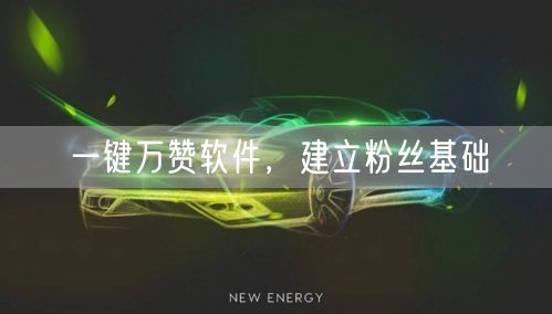 一键万赞软件，建立粉丝基础