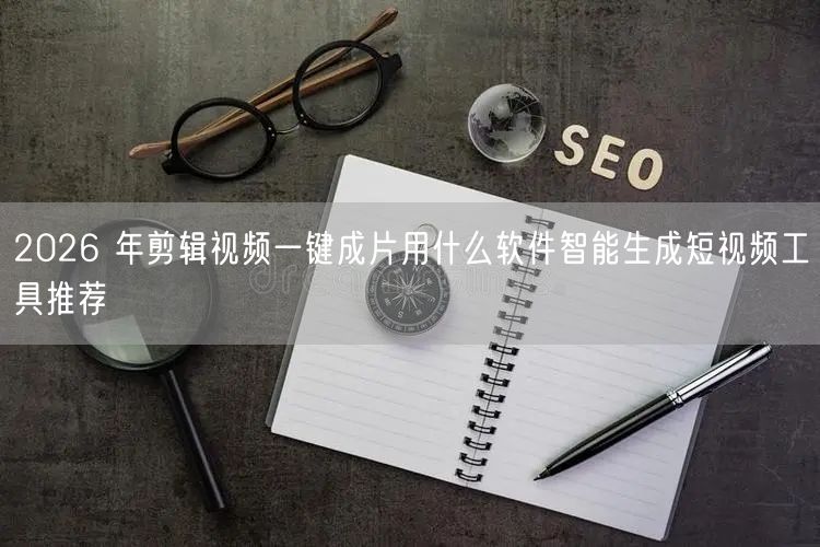 2026 年剪辑视频一键成片用什么软件智能生成短视频工具推荐