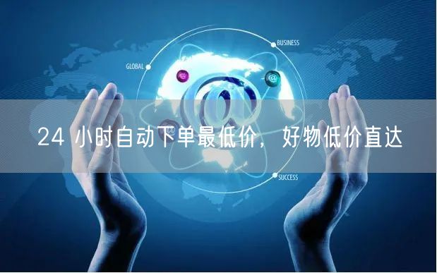 24 小时自动下单最低价，好物低价直达