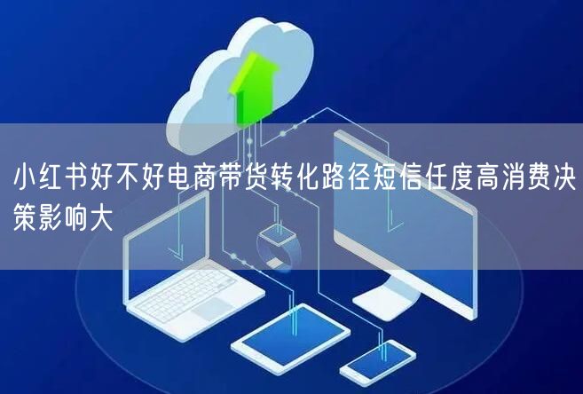 小红书好不好电商带货转化路径短信任度高消费决策影响大