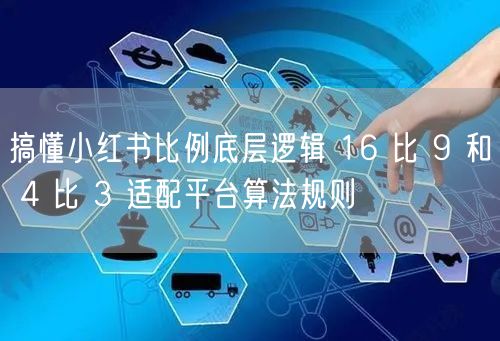 搞懂小红书比例底层逻辑 16 比 9 和 4 比 3 适配平