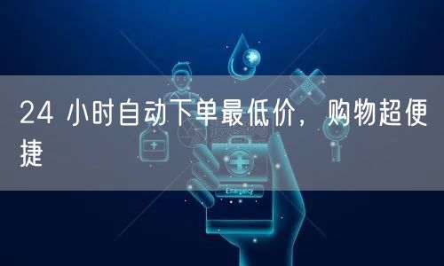 24 小时自动下单最低价，购物超便捷