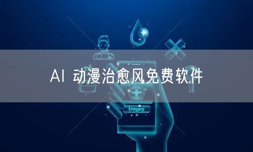 AI 动漫治愈风免费软件