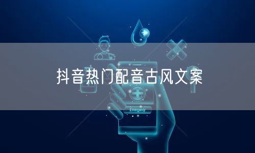抖音热门配音古风文案